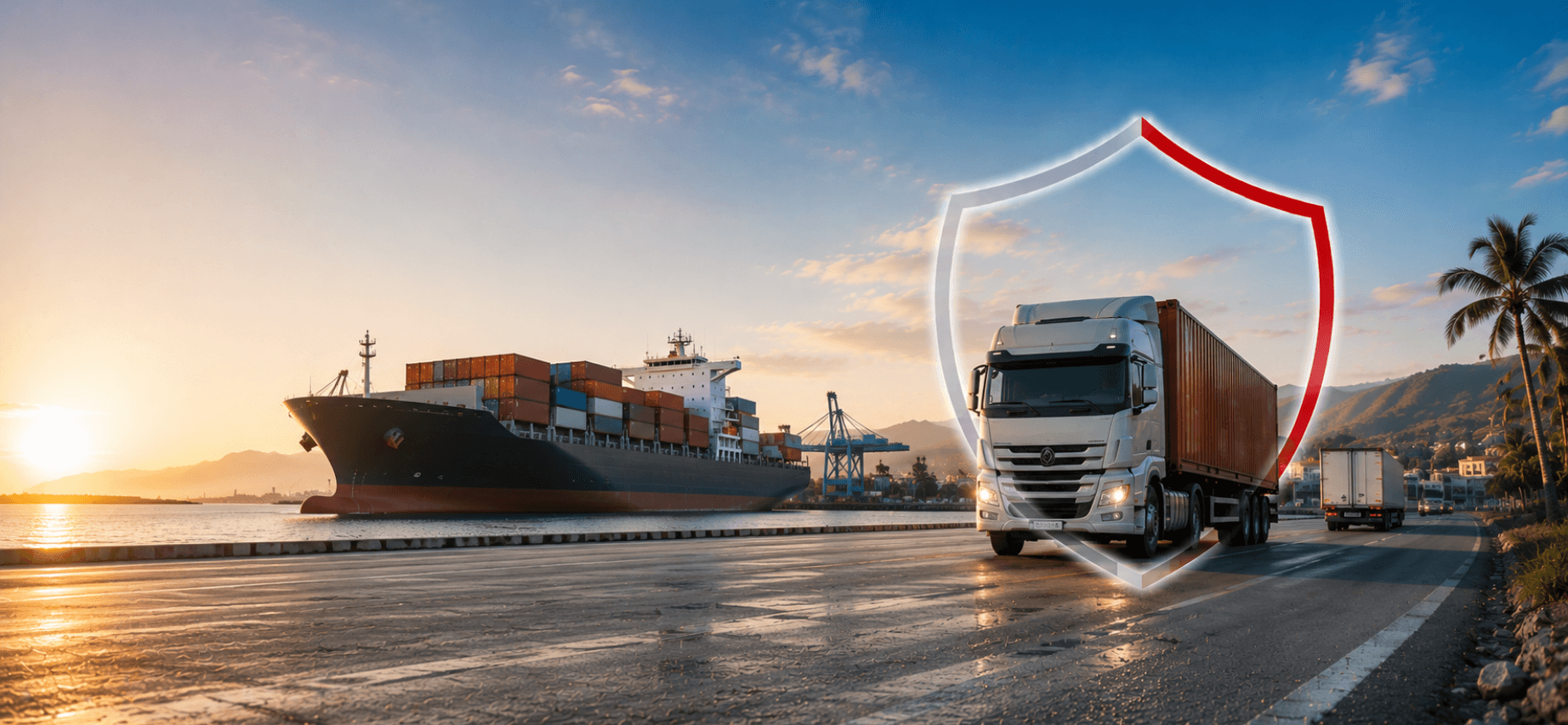 Maritime and land transport insurance for goods